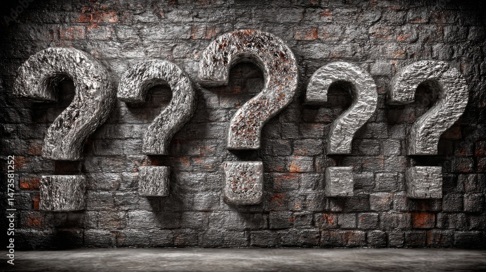 Poster conceptual illustration of asking better questions to enhance input quality and improve decision mak