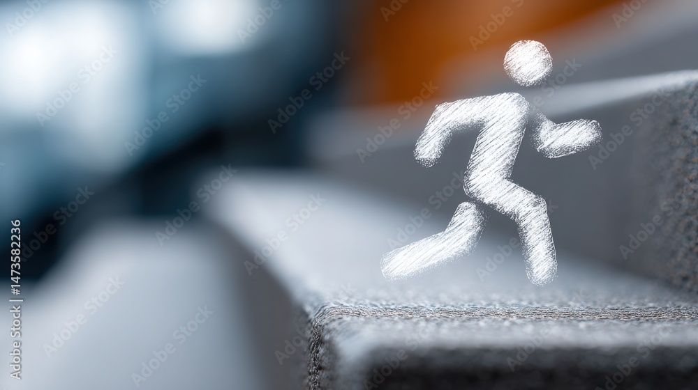 Poster assign next steps icon concept to define immediate action points for effective project management an