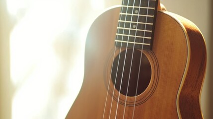 Obraz premium Ukulele isolated on white background