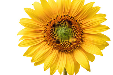 sunflower isolated on white background