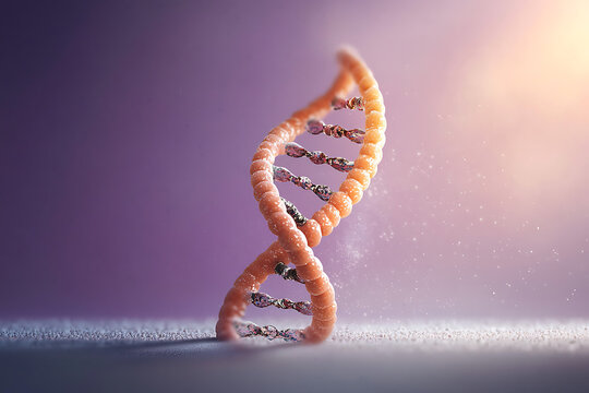 DNA Helix with Science Background. (1)