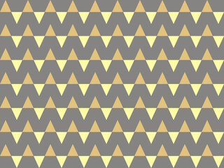 Seamless abstract geometric background. Triangle shape with earth tone color seamless pattern background for decoration. 