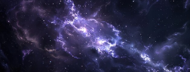 Fototapeta premium Galaxy dark blue purple universe dust cosmic nebula star night dark creativity flow spiral swirl featuring abstract.