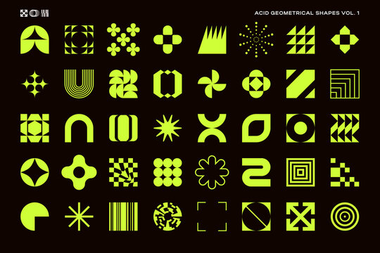 Acid Geometrical Shapes Set