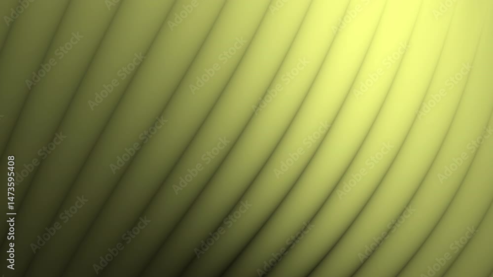 Poster a soft yellow-green abstract background with smooth, curved, evenly spaced lines forming a gentle gr