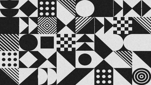 black and white seamless pattern