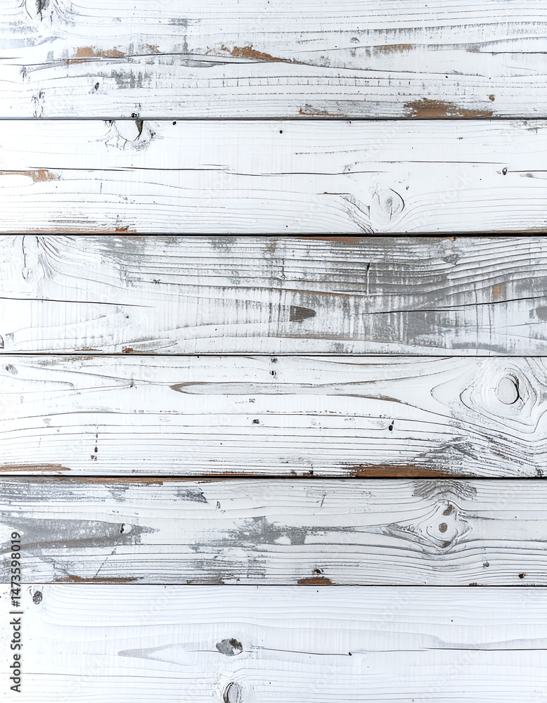 Poster whitewashed wooden planks create a rustic, textured surface, showcasing natural grain patterns and s