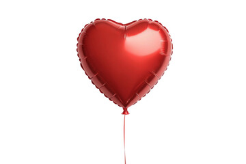 red heart shaped balloon