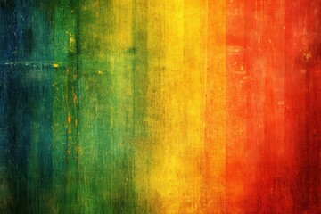 Obraz premium Vibrant, textured rainbow gradient with vertical stripes, vintage effect