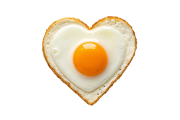 heart shaped egg