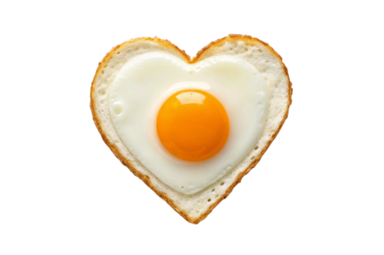 heart shaped egg