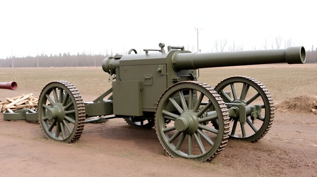 122 mm divisional howitzer model 1910 1930 release, which was in service with the troops of the Soviet army