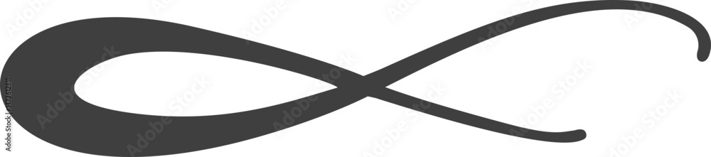 Poster swoosh underline. hand drawn swash and swirl stroke. squiggly swish and calligraphic wavy flourish. 