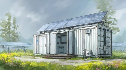Enhance Renewable Energy Systems with Grid-Tied Battery Containers in Sandwich Panel Enclosures for Seamless Integration