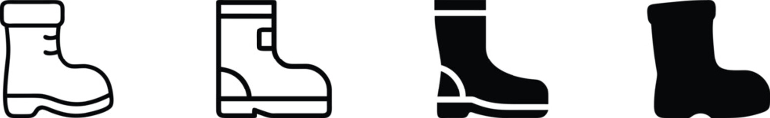 Icon of a Cowboy Boot – Western Footwear, Country Fashion, Rodeo Style, Rustic Ranch Gear, and Traditional Leather Boot Symbol for American Heritage