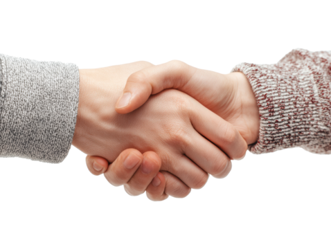 Handshake symbolizes trust and agreement
