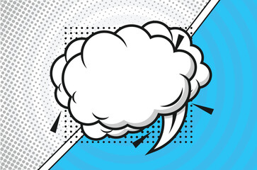 Comic book background with bold retro style