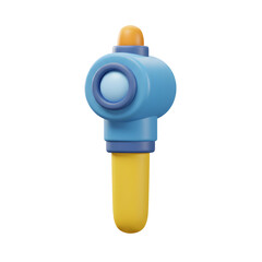 Colorful futuristic gadget design isolated background