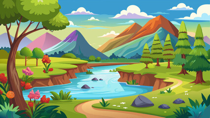 A simple nature landscape