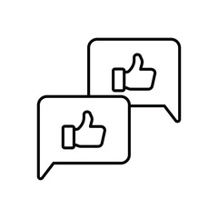 Feedback  icon vector stock illustration