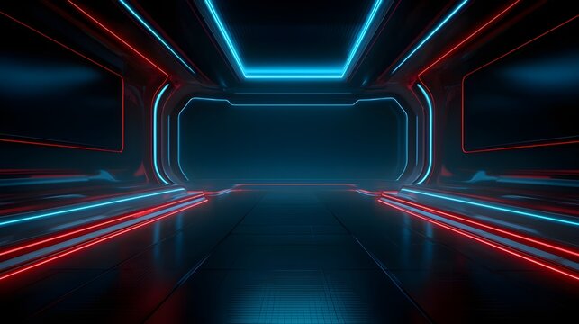 Virtual Reality Training Module Backdrop Featuring Digital Fitness Dojo for Immersive Health and Performance Practice