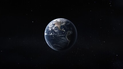 Obraz premium A view of Earth from space.