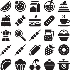 Modern Kitchen Utensils Silhouette Set

Chef Tools and Cutting Board Vector

Cooking Essentials in Kitchen Silhouette

Spoon, Fork, and Knife Bundle Vector

Silhouette of Kitchenware Collection