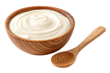 bowl of cream with spoon