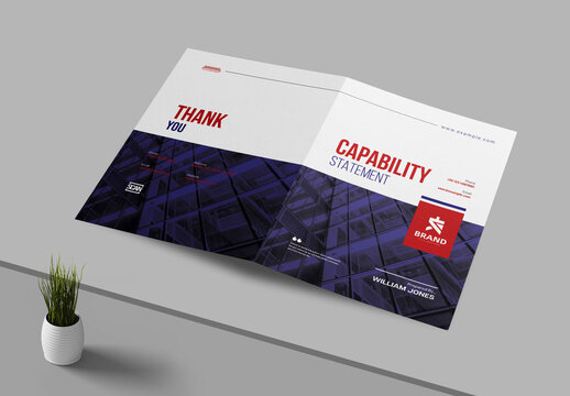 Capability Statement Bifold Brochure Layout