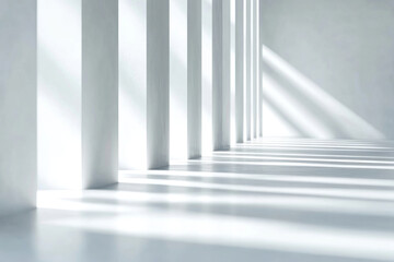 Obraz premium PNG White and gray color scheme architecture minimalist shadow.