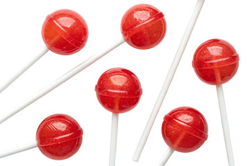 lollipop on white background