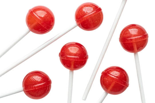 lollipop on white background