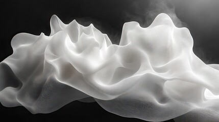 Abstract patterns of wind visualized as flowing lines and swirling shapes, representing the invisible force of air in motion through artistic expression