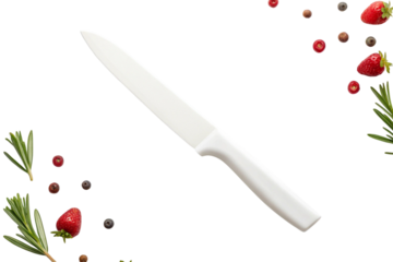 knife and red pepper