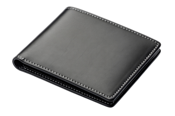 black leather notebook