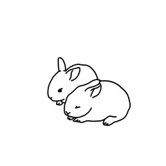 funny rabbit cartoon 