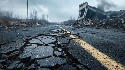Resilience in urban areas disaster recovery efforts after earthquake damage to environment and communities