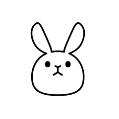 white rabbit on white