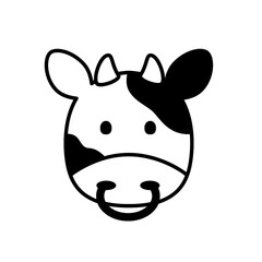funny cartoon cow