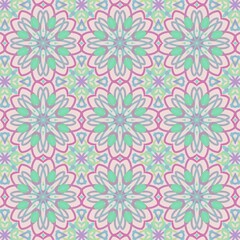 Background, abstract pattern design, colorful floral fabric pattern.