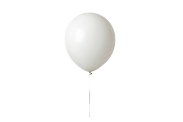 white balloon on white background