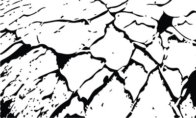 The Cracks Grunge Urban Background.Texture Vector.Dust Overlay Distress Grain ,Simply Place illustration over any Object to Create grungy Effect .abstract,splattered , dirty,poster for your design.