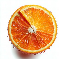 orange on white background