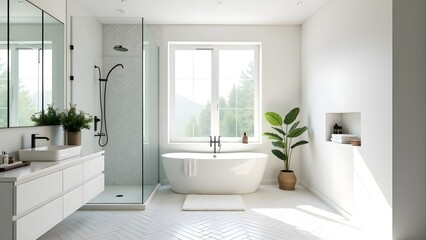 Sleek Bathroom Design Featuring Minimalist Decor