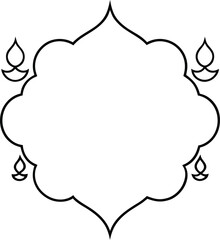 black and white frame