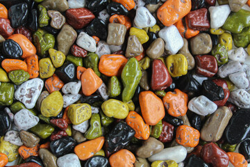 Turkish rocks chocolate, full as background