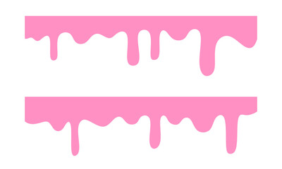 pink fluid background. Seamless pattern of melted strawberry pink. Banner seamless pattern. Vector illustration. bakery background. pink fluid background.