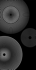 Abstract spiral vertical background Monochrome design element. Vector illustration.