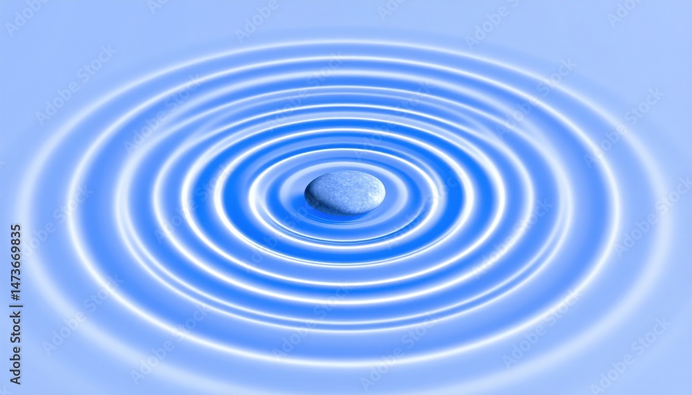 Aufkleber rippling water effect natural environment abstract image tranquil setting close-up view fluid dynami