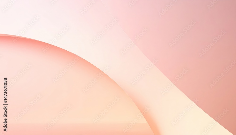 Aufkleber dynamic abstract design digital artwork modern aesthetics soft colors minimalist style conceptual vi